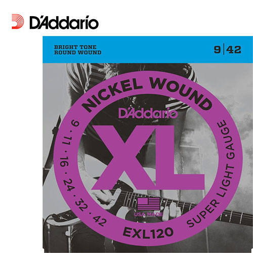 電吉他弦 D'Addario EXL120 9-42