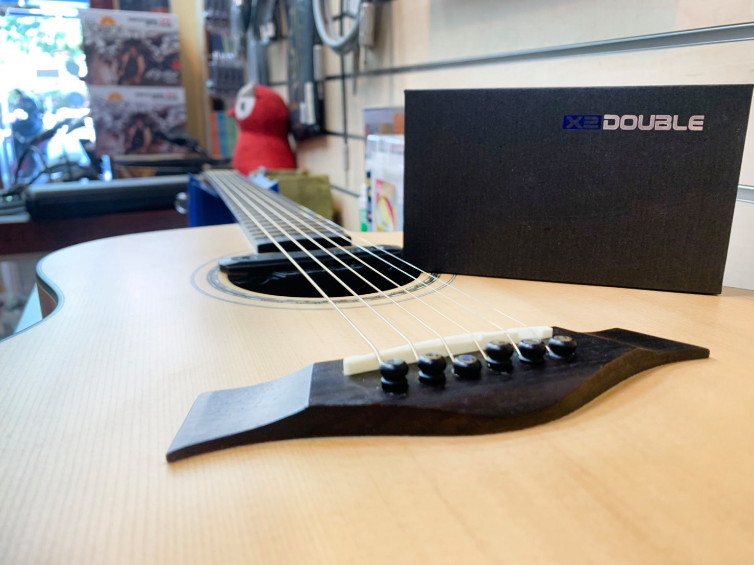 Double X0 木吉他拾音器 雙系統 響孔式