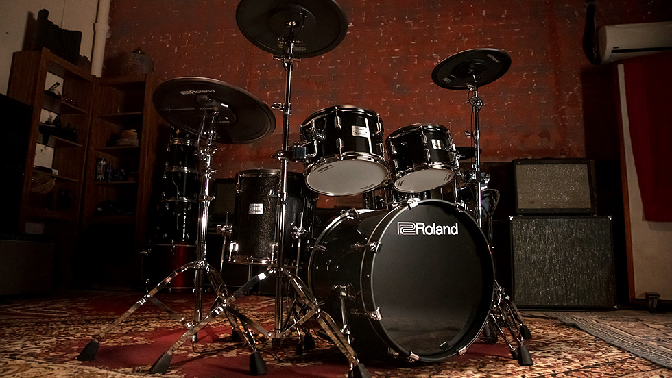 Roland超真實擬木製鼓身電子鼓V-Drums VAD-506