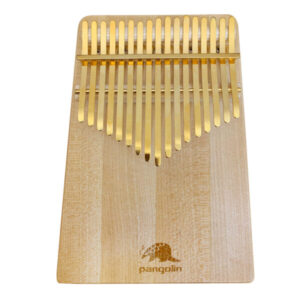 白樺木 板式卡林巴 拇指琴 搭配金色鋼片
