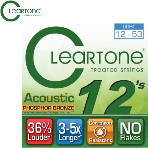 木吉他弦 ClearTone 12-53 (7412) 磷青銅