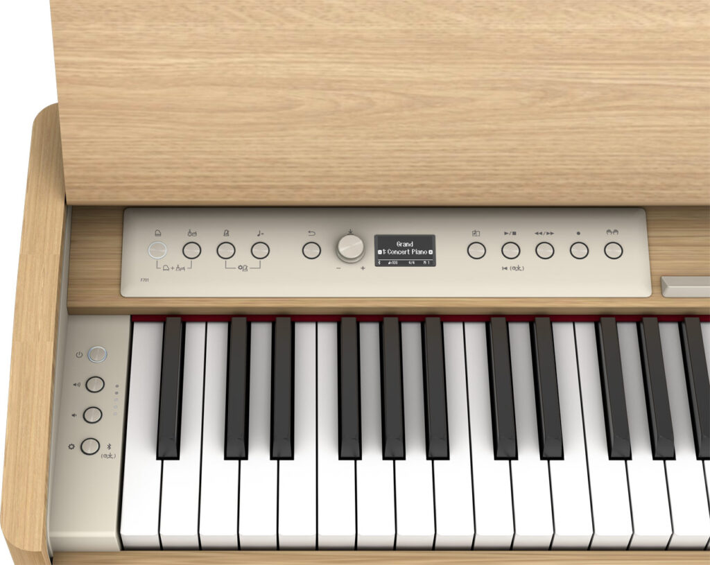 【開放預購】Roland F701 中階掀蓋式88鍵電鋼琴