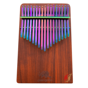 非洲酸枝(紅壇)實木拼接 鍍鈦鋼片 五彩紫 板式卡林巴 姆指琴
