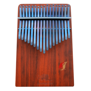 非洲酸枝(紅壇)實木拼接 鍍鈦鋼片 海軍藍 板式卡林巴 姆指琴