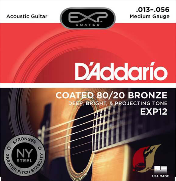 D’addario EXP12 13-56 木吉他弦 80/20 BRONZE 黃銅